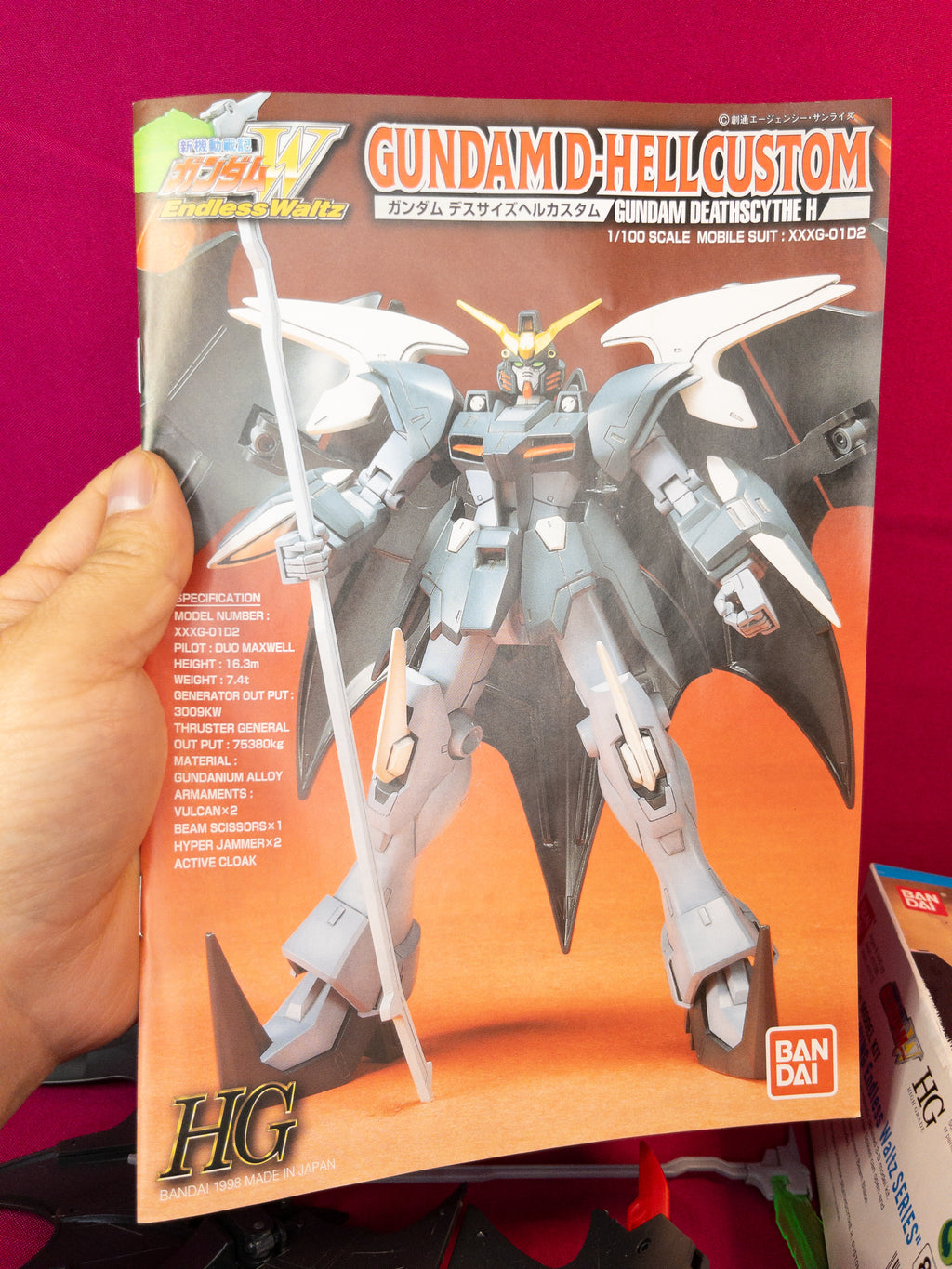 Gundam Deathcythe Hell custom Bandai
