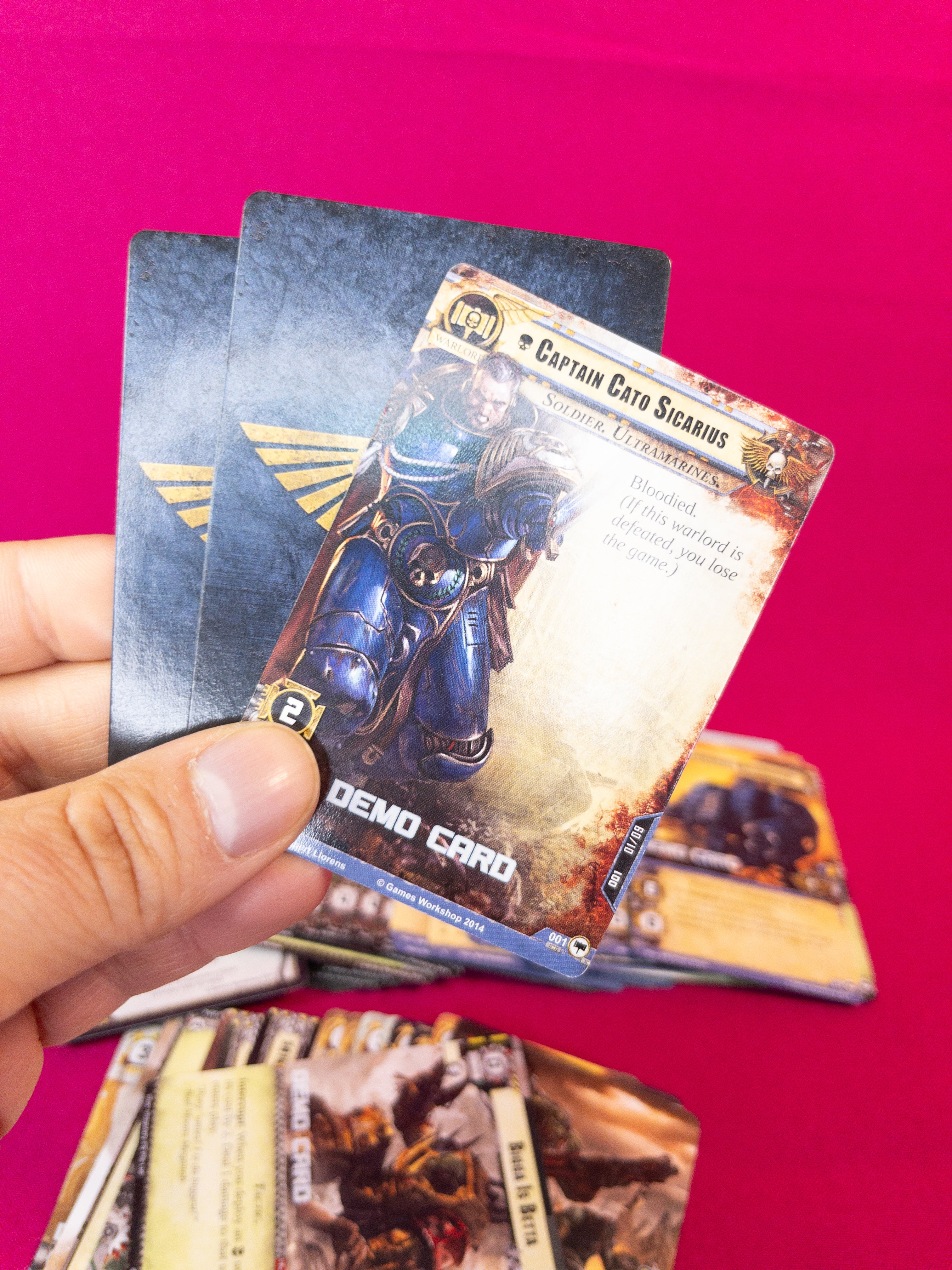 Lote cartas Warhammer 40.000 conquest