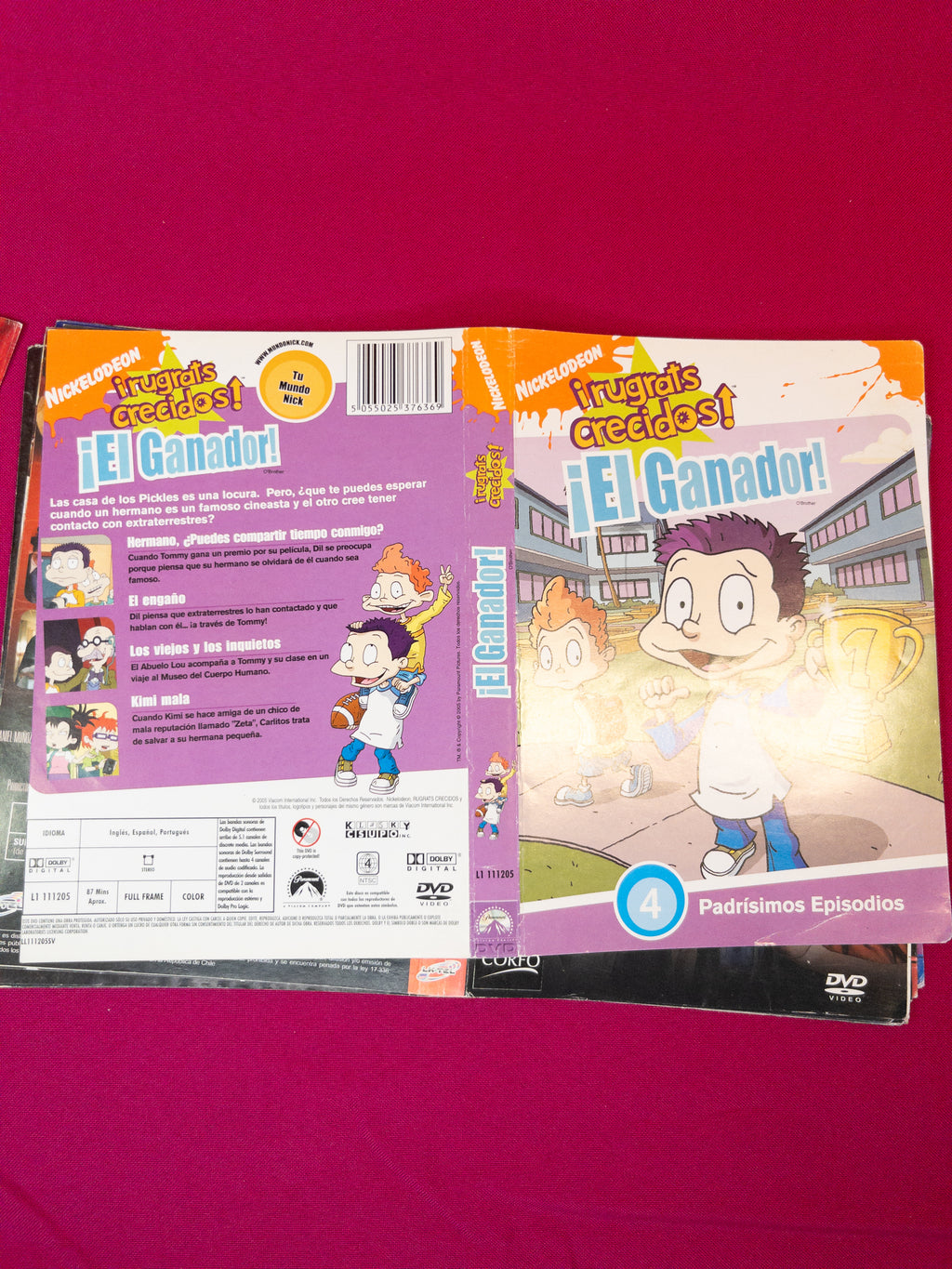 Lote de 17 carátulas de películas DVD originales