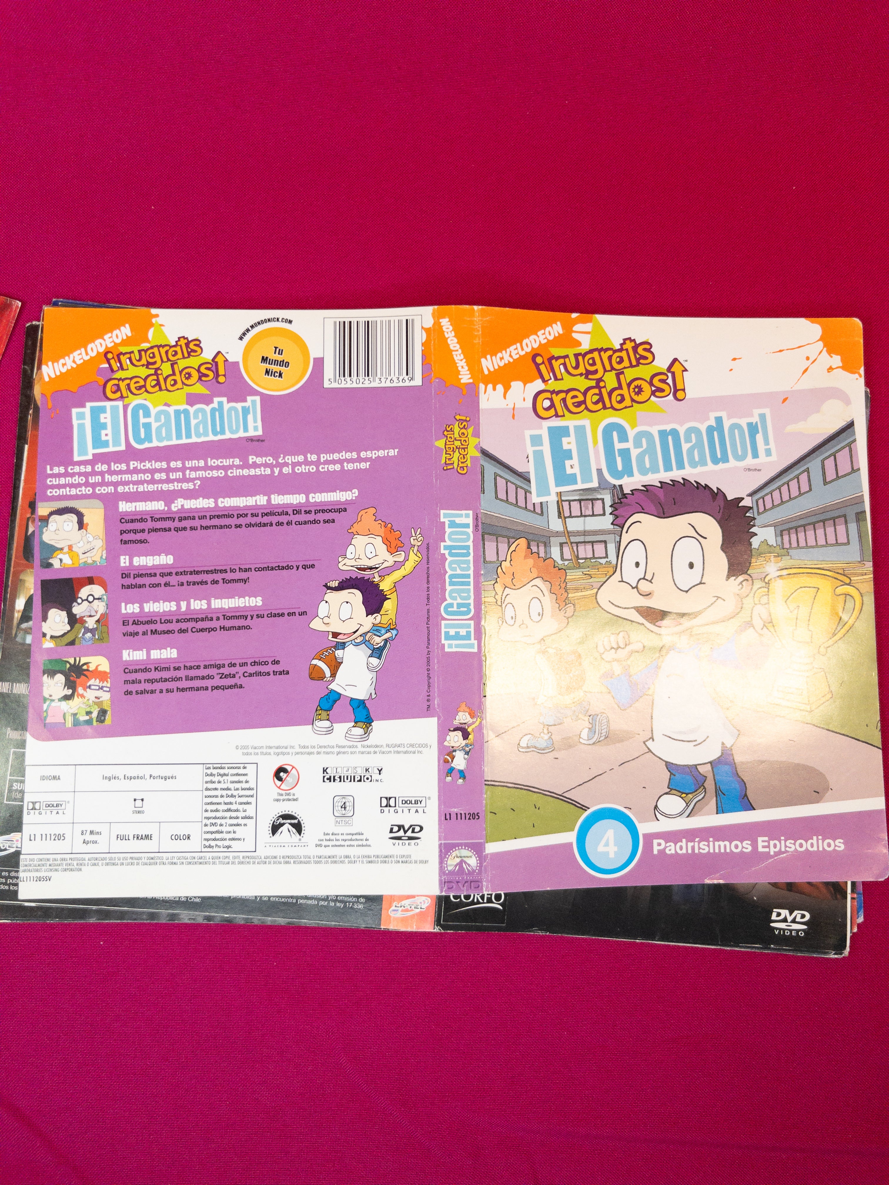 Lote de 17 carátulas de películas DVD originales