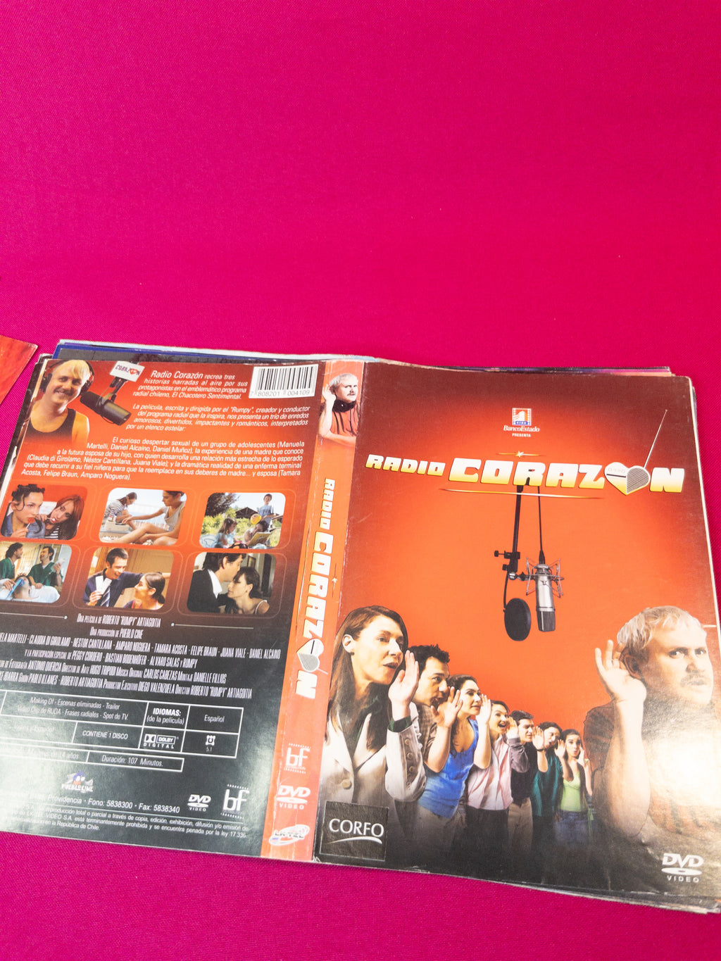 Lote de 17 carátulas de películas DVD originales