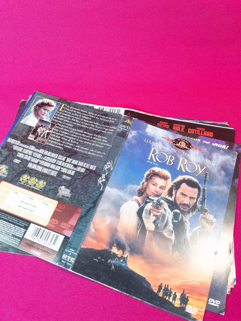 Lote de 17 carátulas de películas DVD originales