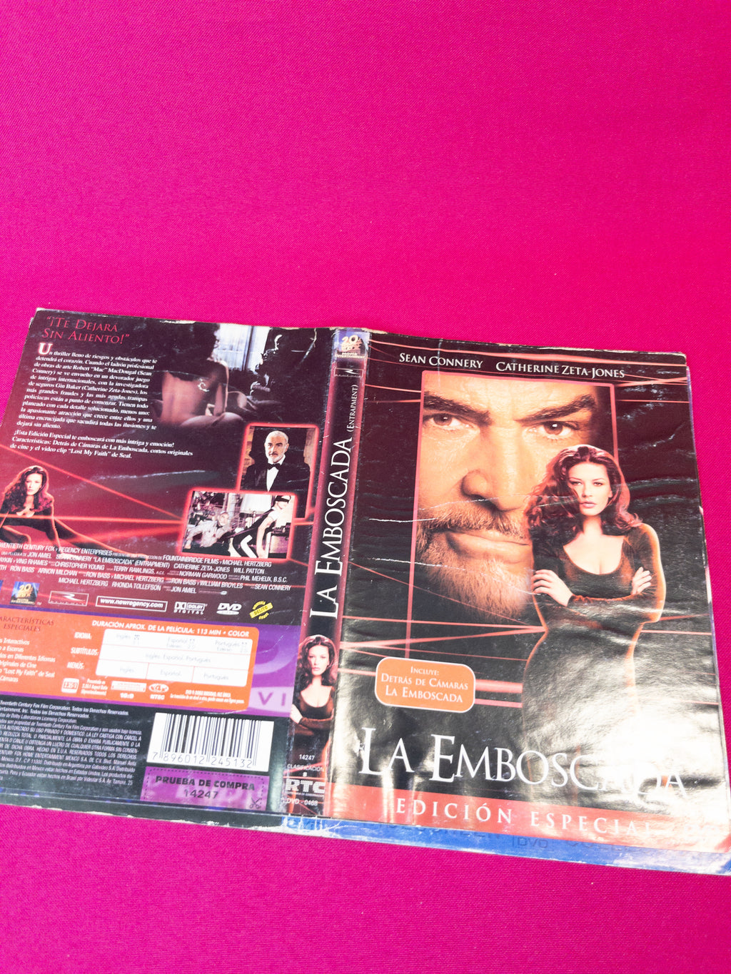Lote de 17 carátulas de películas DVD originales