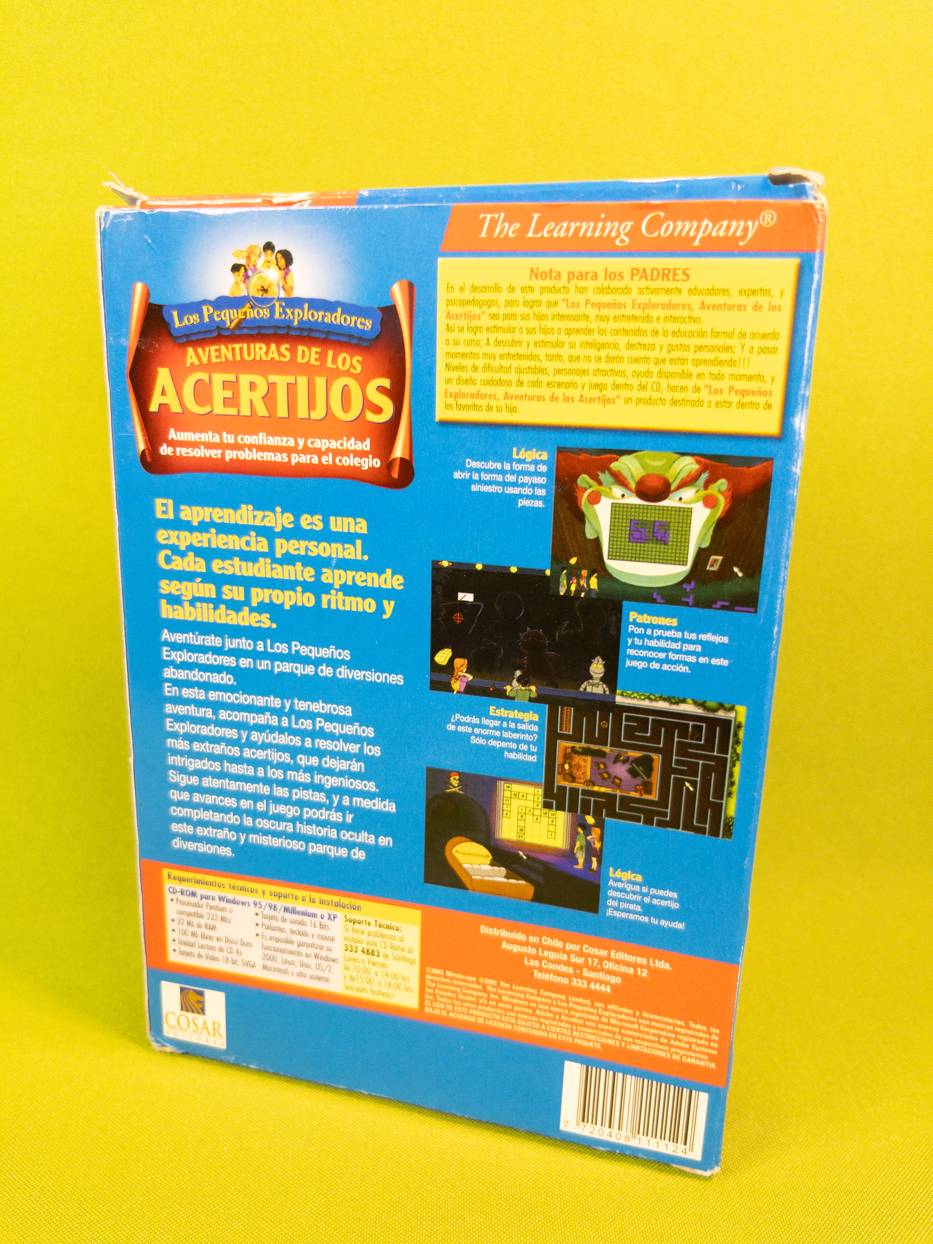 Juego de PC Aventuras de los acertijos