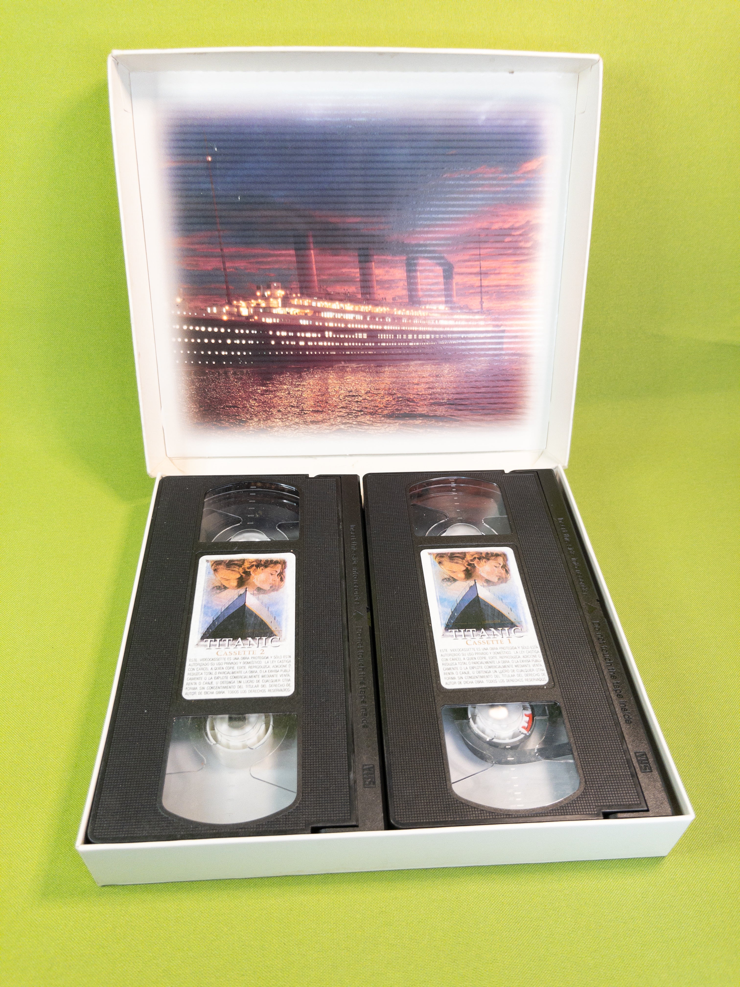 VHS Titanic edición coleccionista