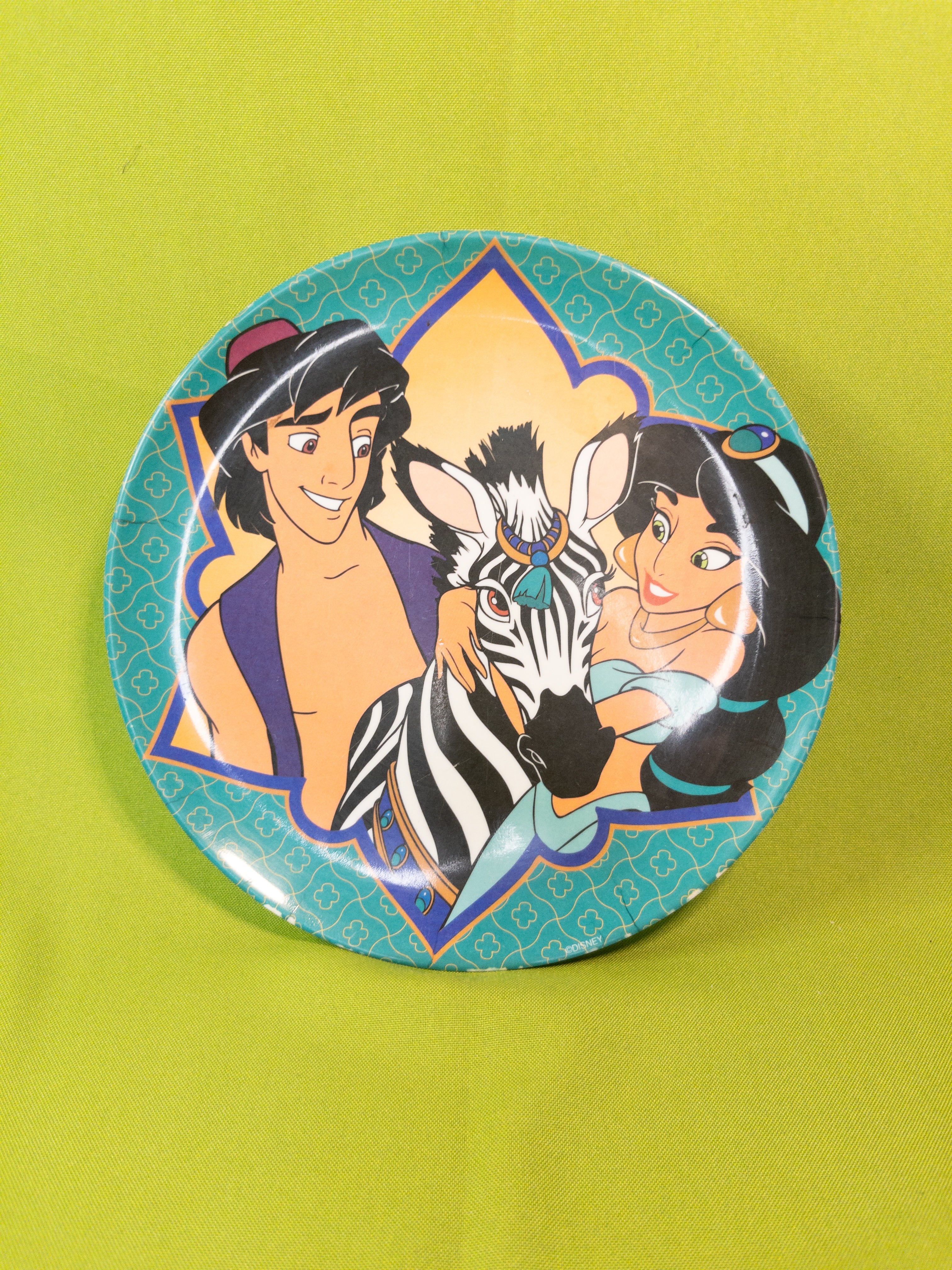Plato de PVC Aladdín Disney