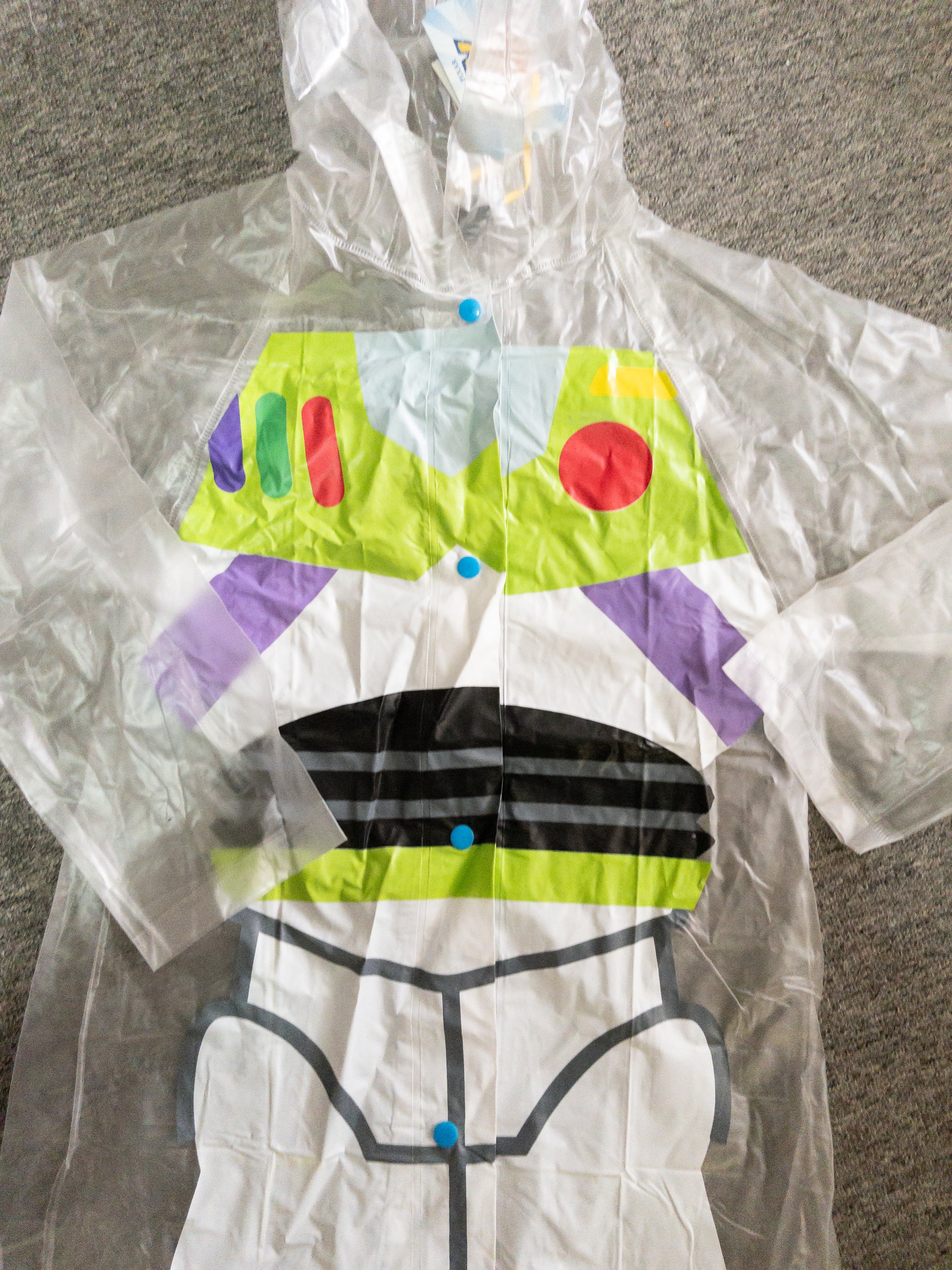 Impermeable de lluvia para niño Buzzlighyear