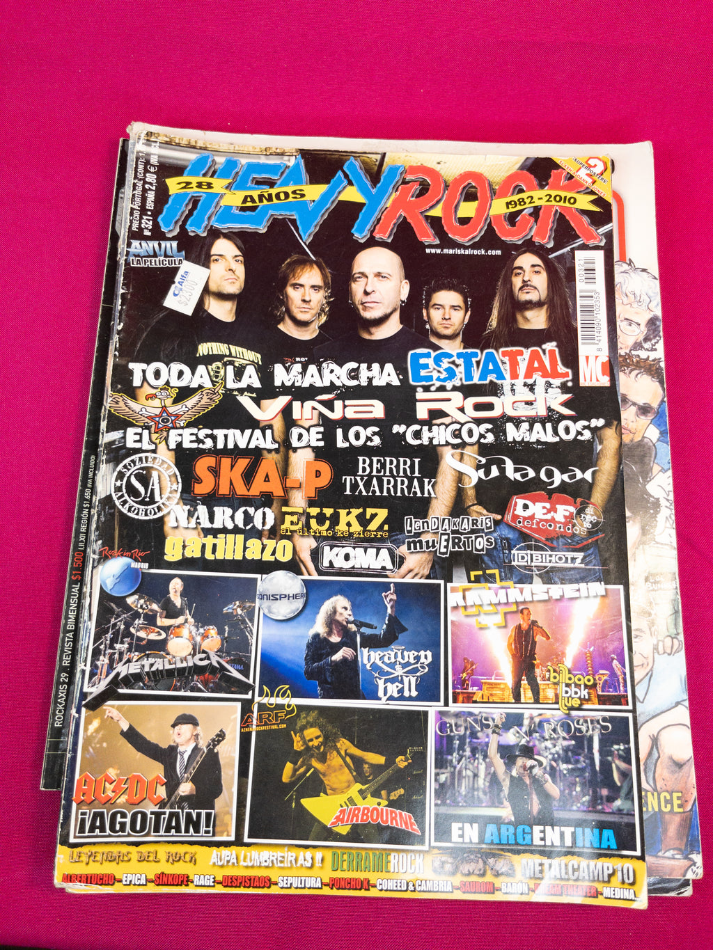 Revistas de rock variadas