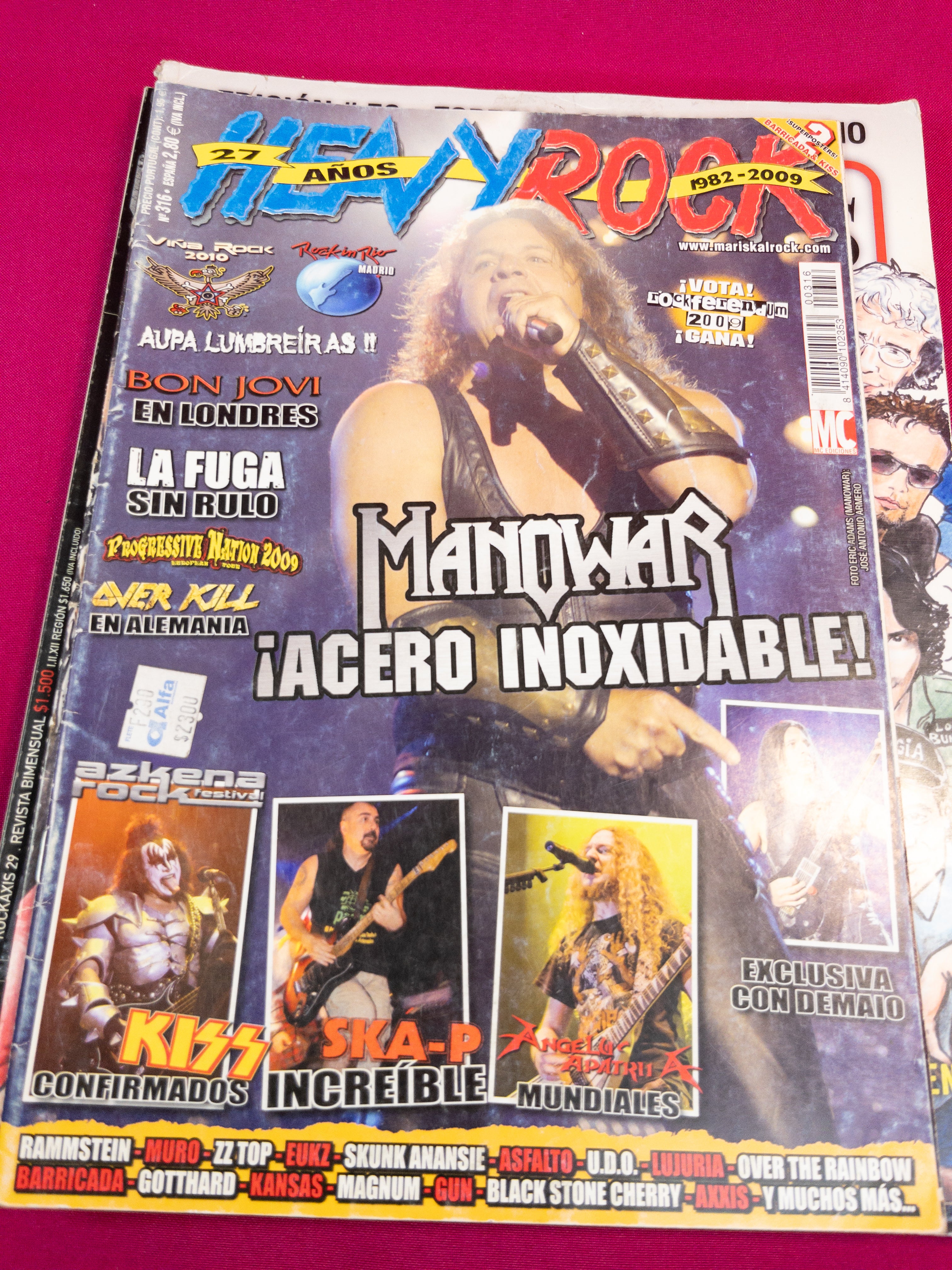 Revistas de rock variadas