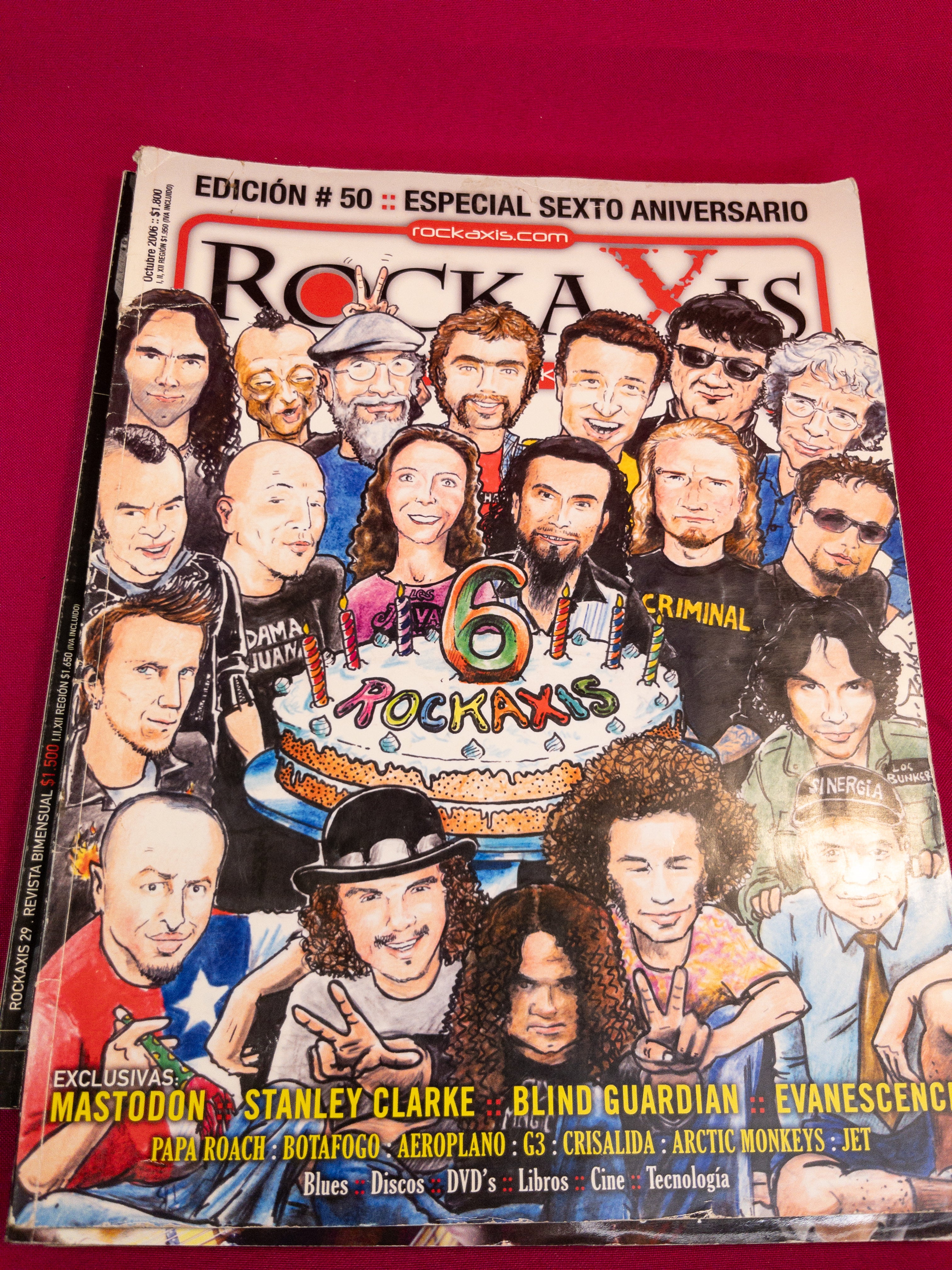 Revistas de rock variadas